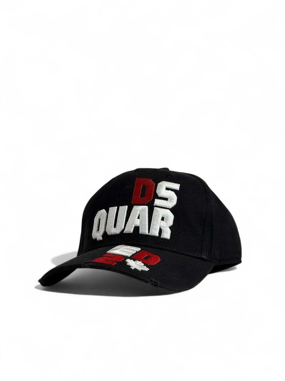 Dsquared2 3D Lettering Black Cap 🖤❤️ | Bold Designer Streetwear Icon