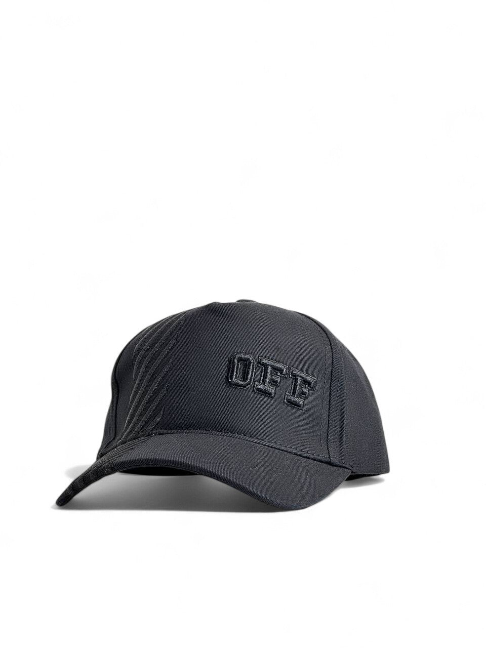 Off-White All-Black “OFF” Embroidered Cap 🖤 | Minimal Luxury Streetwear