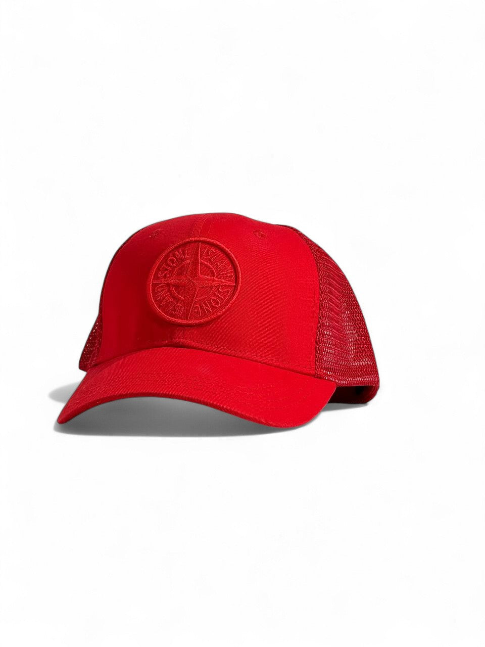 Stone Island Red Mesh Cap ❤️🔥 | Iconic Streetwear Statement