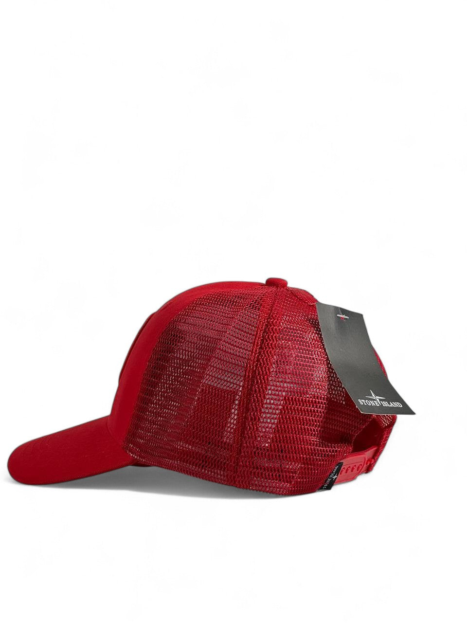 Stone Island Red Mesh Cap ❤️🔥 | Iconic Streetwear Statement