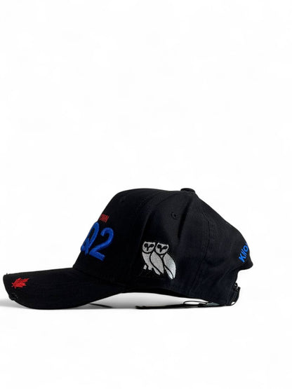 Dsquared2 x OVO “October’s Very Own” Black Cap 🦉🇨🇦 | Limited Edition Streetwear