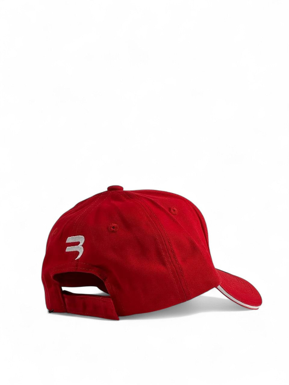 Balenciaga Red Embroidered Cap 🧢✨ Sporty Luxury Edition
