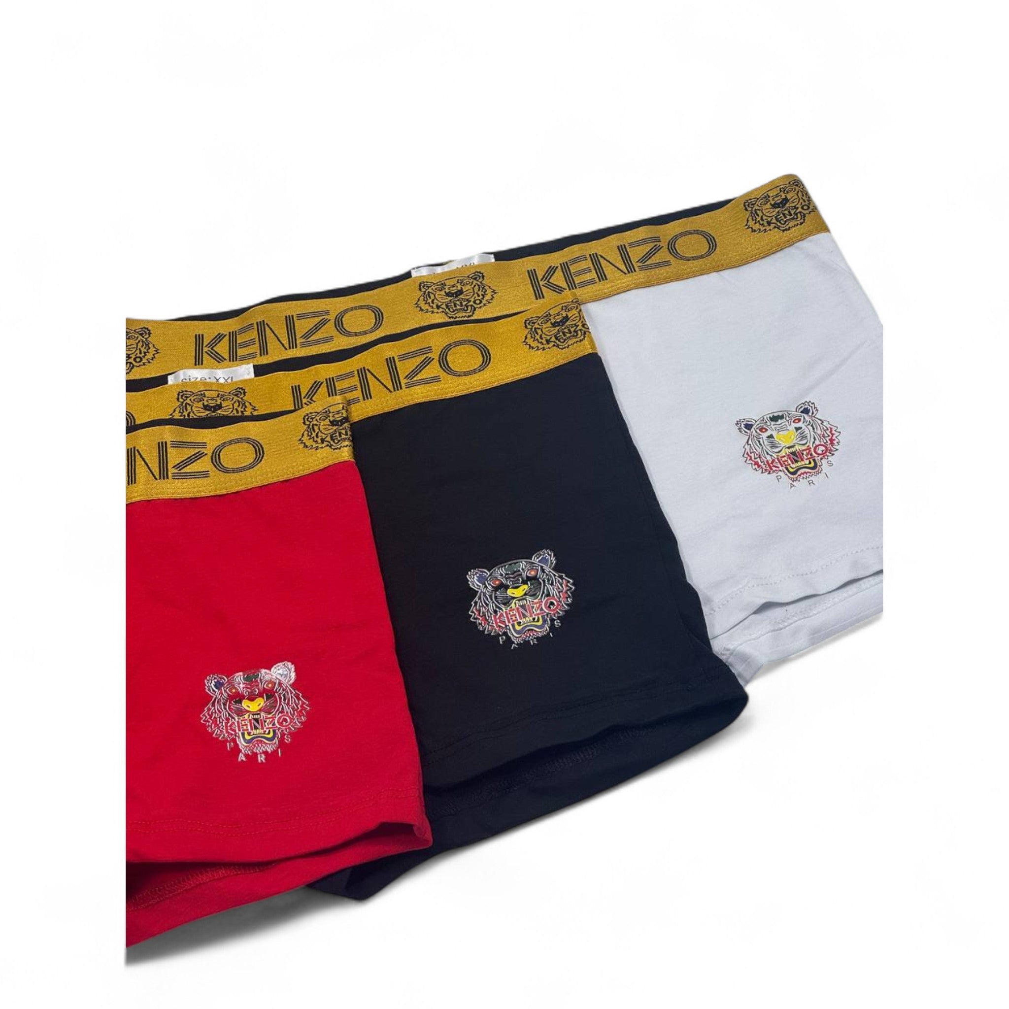 🩲 Kenzo Men's Boxer Set – 3-in-1 Tiger Logo Edition 🐯