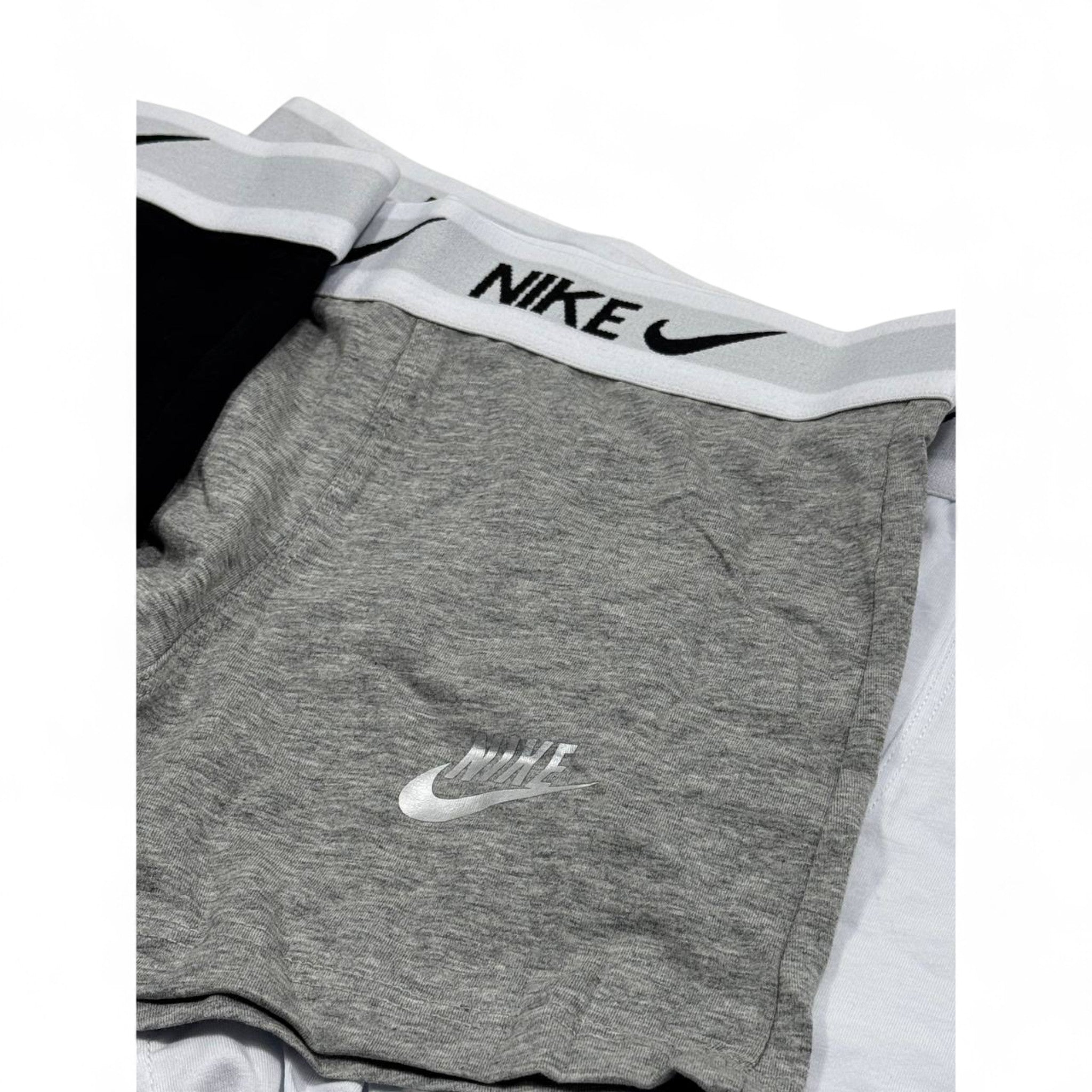 🩳 Nike Men’s Boxer Set – 3-Pack Performance Comfort (Black/Grey/white) ✔️