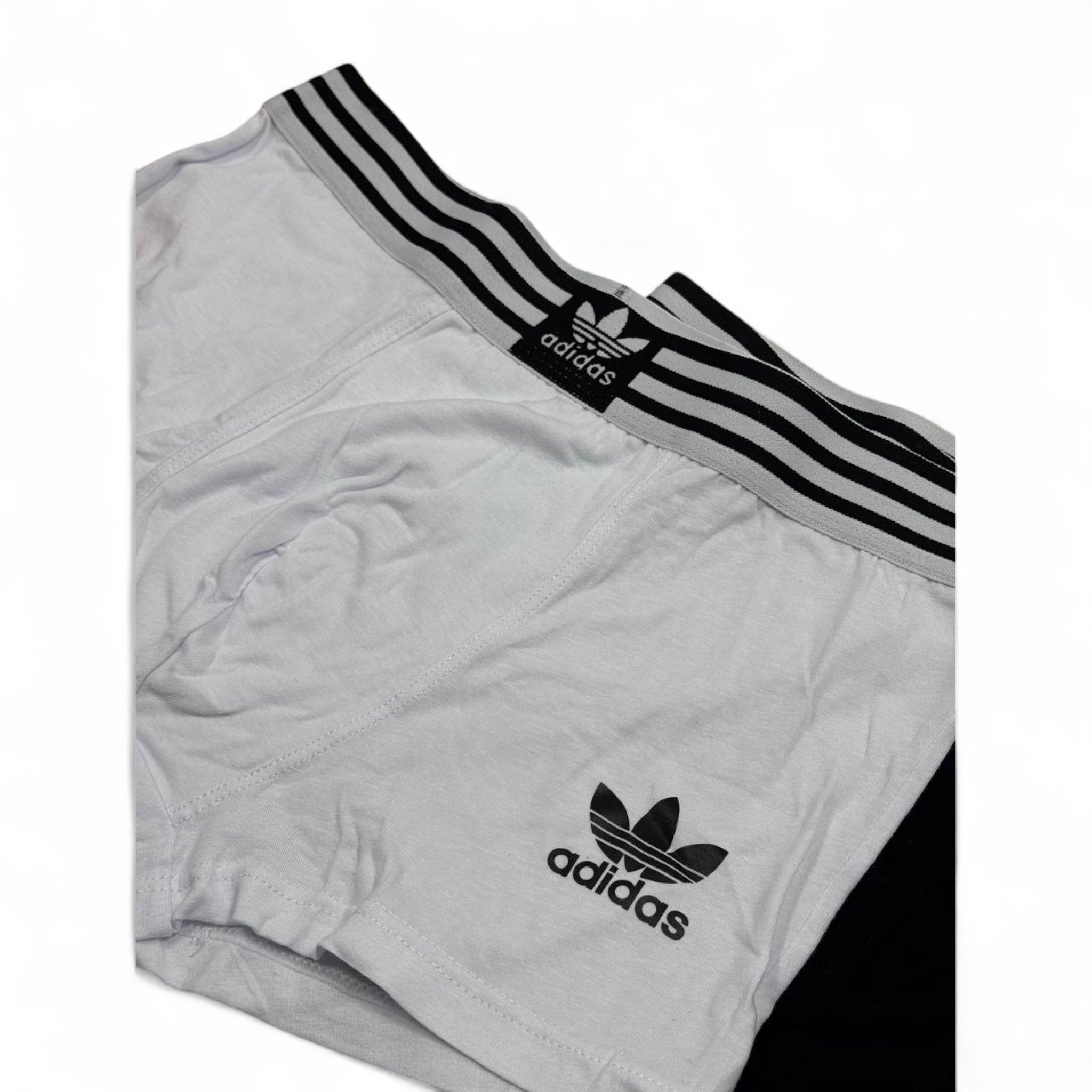 👟 Adidas Originals Boxer Set – 3-Pack Trefoil Edition (Red, Grey, Black) 🩳