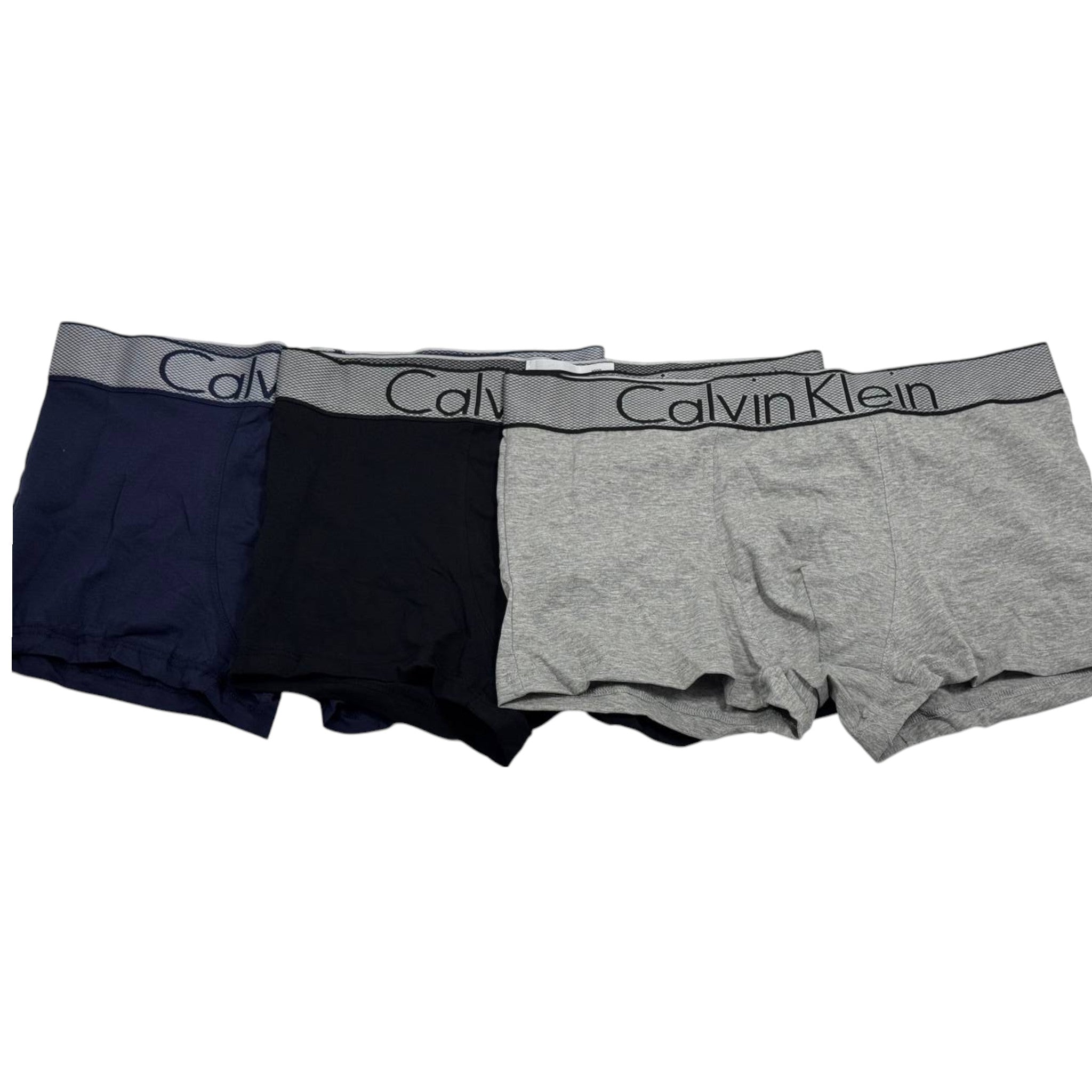 🩳 Calvin Klein Men’s Boxer Set – 3-Pack Core Modern Cotton (Navy, Black, Grey) 🖤