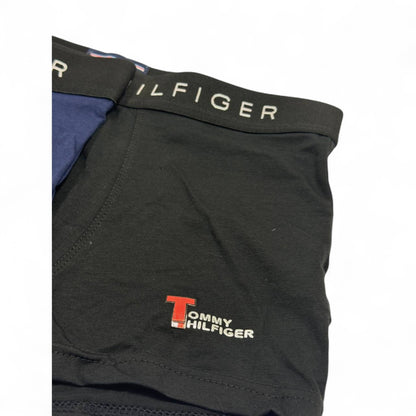 🩳 Tommy Hilfiger Men’s Boxer Briefs – 3-Pack Signature T Logo Set (Grey, Navy, Black) 🇺🇸
