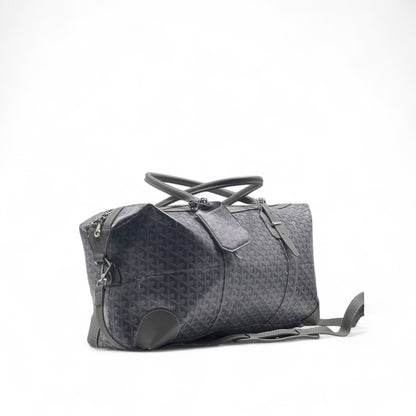 🧳 Goyard Black Monogram Duffle Bag – Premium Travel Companion