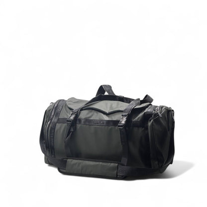 🫒 Calvin Klein Olive Green Nylon Duffle Bag – Logo Strap Gym & Travel Essential