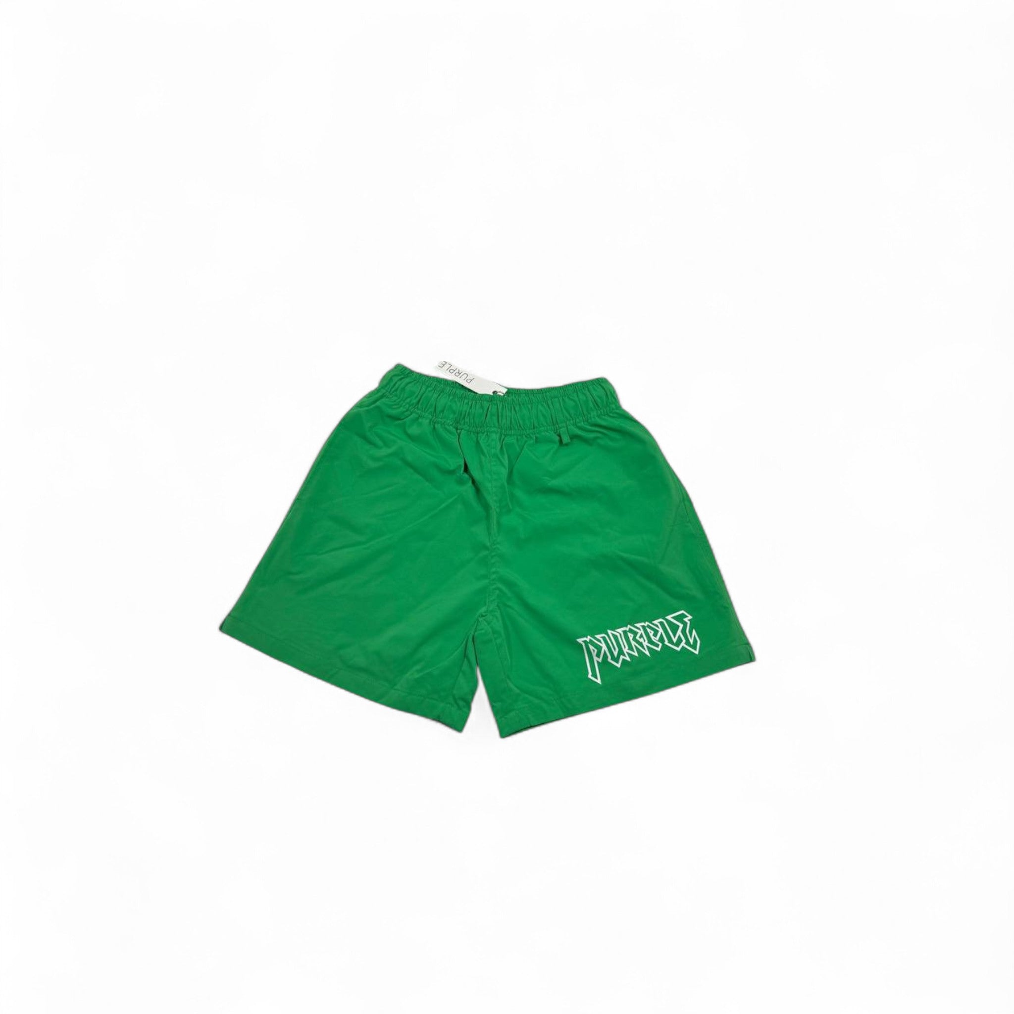💚 Green Purple Brand Swim Shorts – Minimal Street Vibe