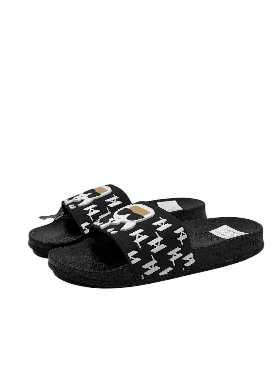 KARL LAGERFELD Slides – Ikonik Karl Edition 🕶️⚫