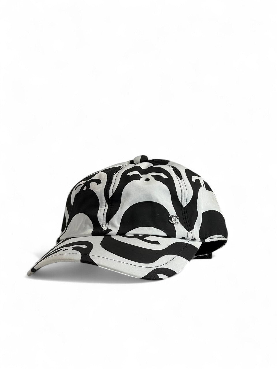 🧢 Balenciaga Abstract Black & White Pattern Cap 🖤🤍