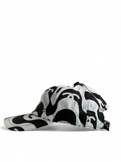 🧢 Balenciaga Abstract Black & White Pattern Cap 🖤🤍
