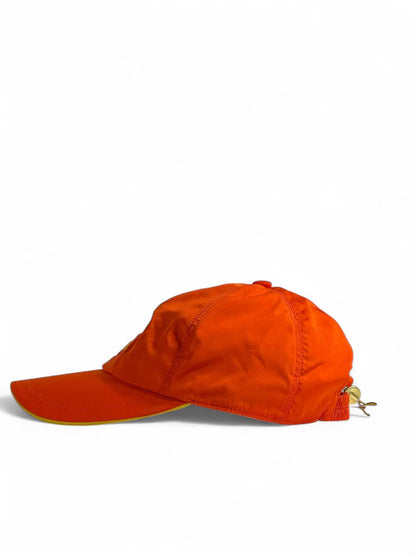 Loro Piana Orange Luxury Cap 🧡✨ | Gold Crest Embroidery | Unisex Italian Classic 🇮🇹