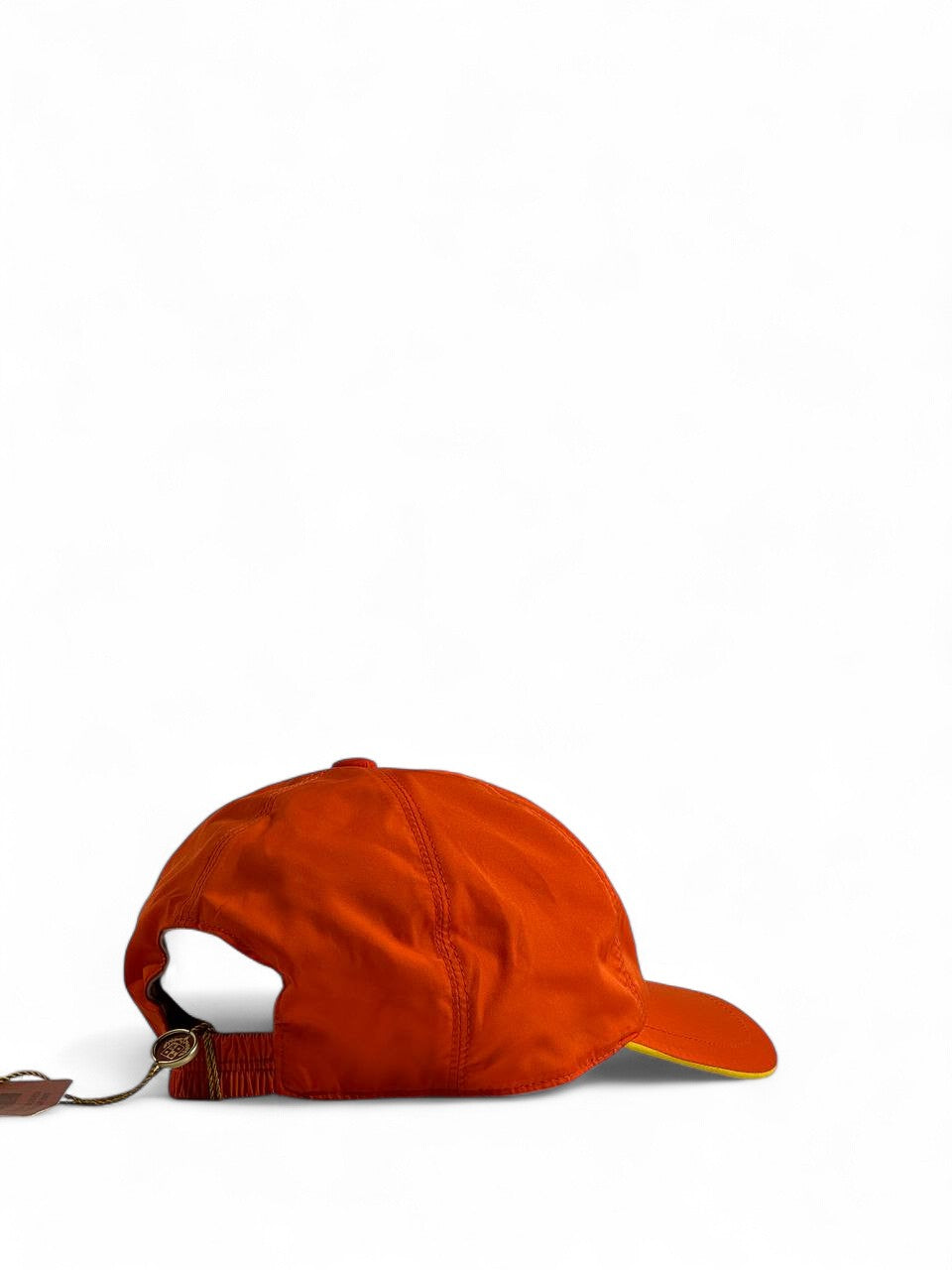 Loro Piana Orange Luxury Cap 🧡✨ | Gold Crest Embroidery | Unisex Italian Classic 🇮🇹