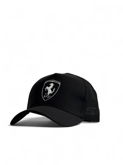 Ferrari Scuderia All-Black Cap 🧢 | Sleek Luxury Motorsport Style