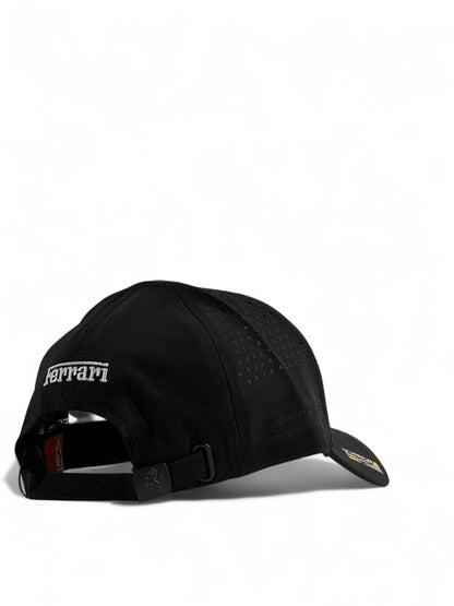 Ferrari Scuderia All-Black Cap 🧢 | Sleek Luxury Motorsport Style