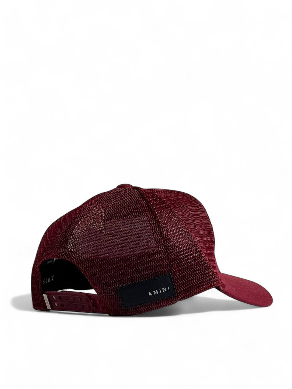 Amiri “Dreamers” Trucker Cap 🧢 – Burgundy Red | LA Luxury Streetwear ✨
