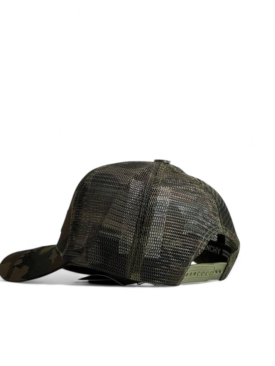 Givenchy Camo Trucker Cap 🧢🔥 | Luxury Streetwear | Iconic Logo Design 🌿🖤