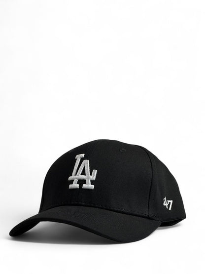 Black Los Angeles Dodgers ‘47 Brand Cap 🧢⚡ | Minimal Streetwear Classic 🖤✨