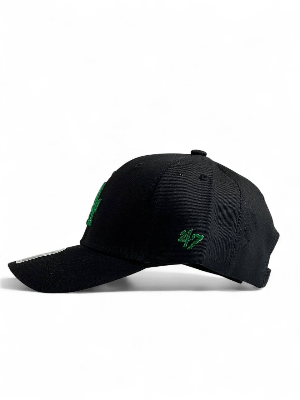 Black & Green LA Dodgers ‘47 Brand Cap 🧢💚 | Bold Urban Streetwear Vibes ⚡🖤