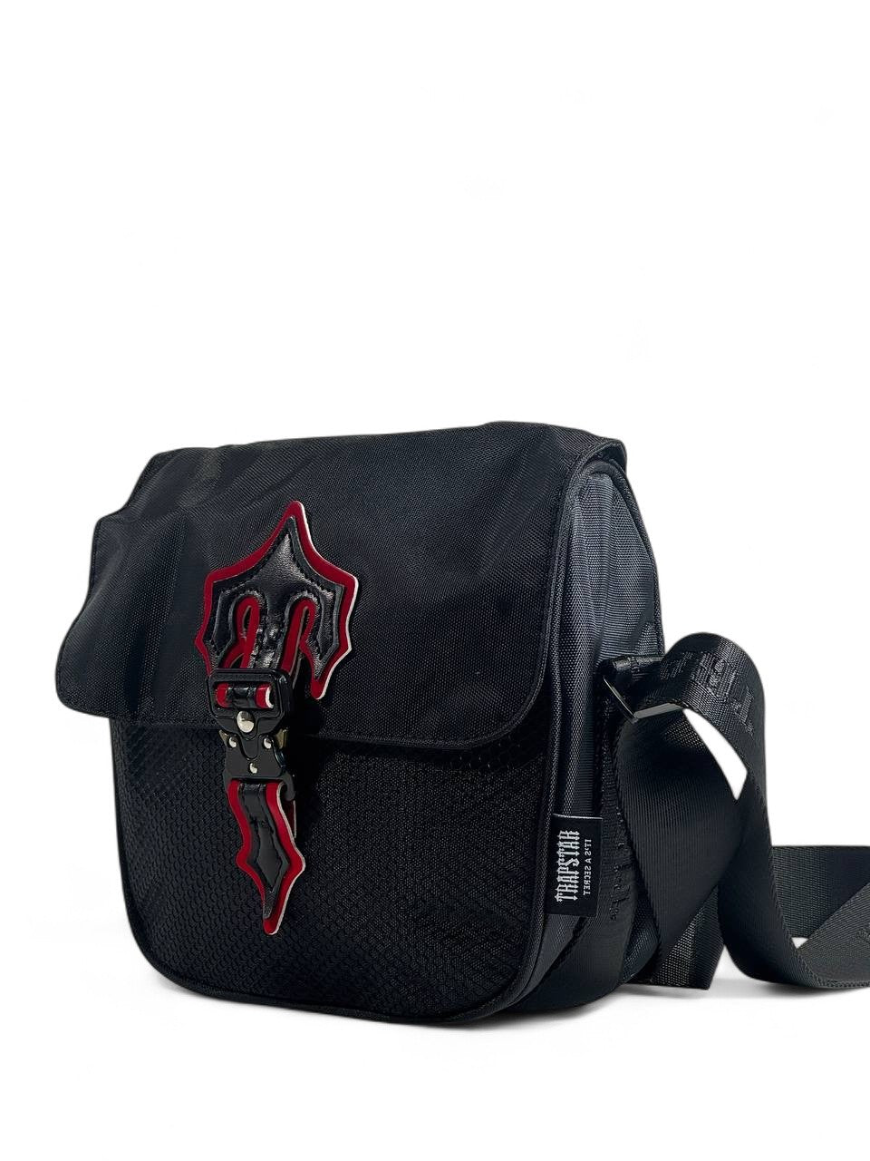 🖤❤️ Trapstar Black & Red Crossbody Bag – Iconic Urban Streetwear Shoulder Bag 🔥