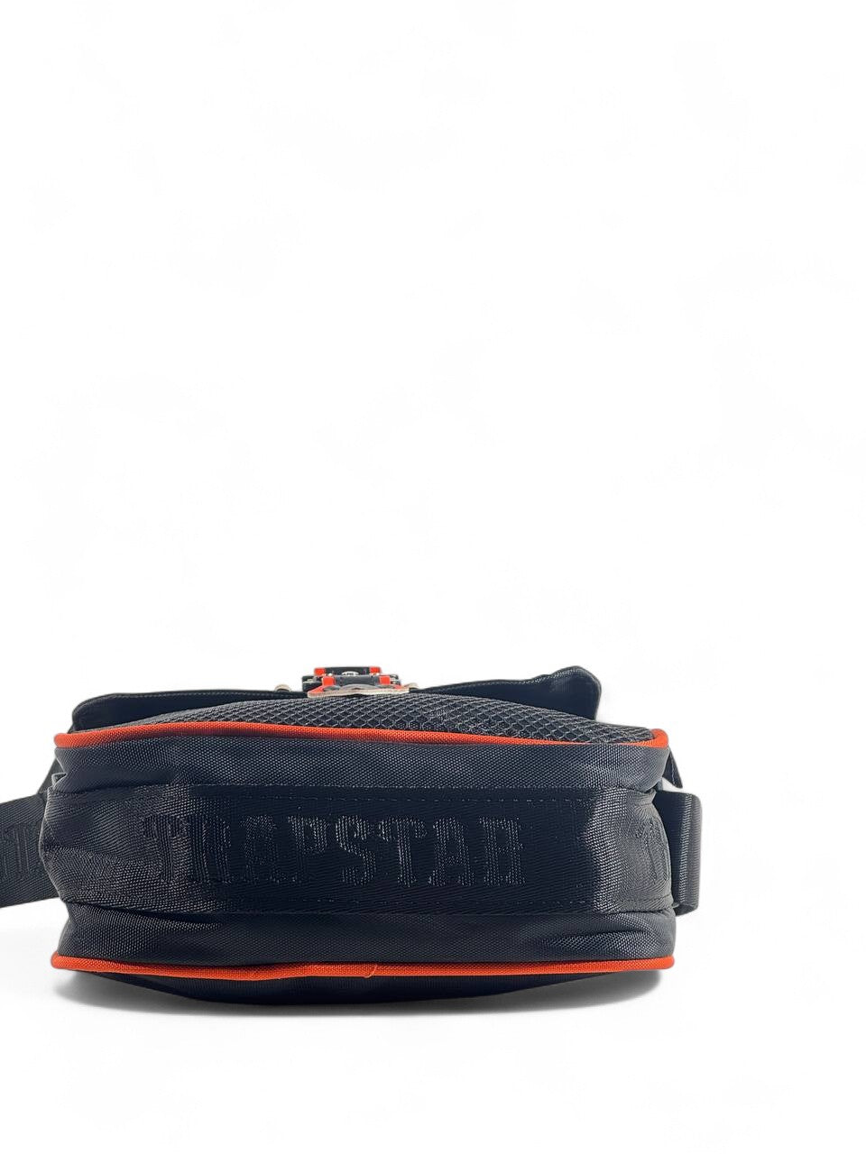 🖤🧡 Trapstar Black & Orange Crossbody Bag – Bold Urban Streetwear Shoulder Bag 🔥
