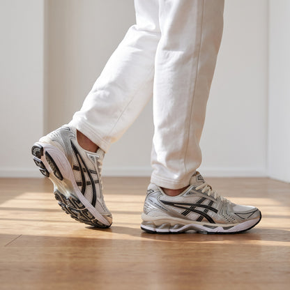 ASICS GEL-KAYANO™ 14 – Cream / Silver 🩶🤍