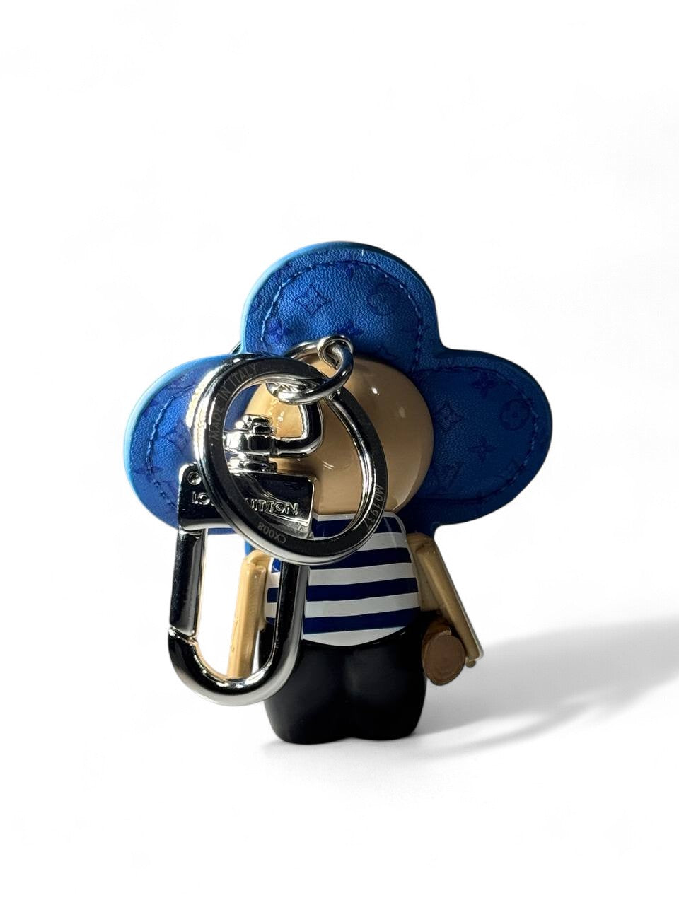 🌟 Louis Vuitton Vivienne Blue Flower Keychain – Collector’s Charm 🔑💙🌸