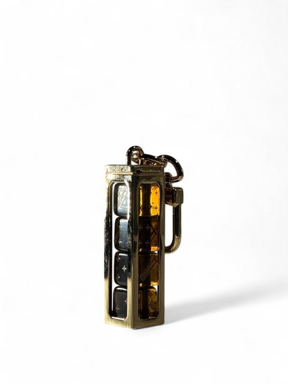 🎲 Louis Vuitton x Supreme Dice Keychain – Limited Edition Gold Charm 🔑✨