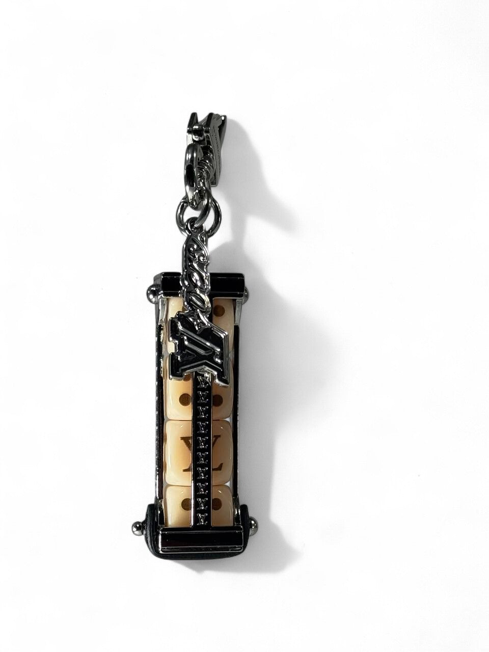 🎲 Louis Vuitton Dice Keychain – Luxury Monogram Collector’s Charm 🔑✨