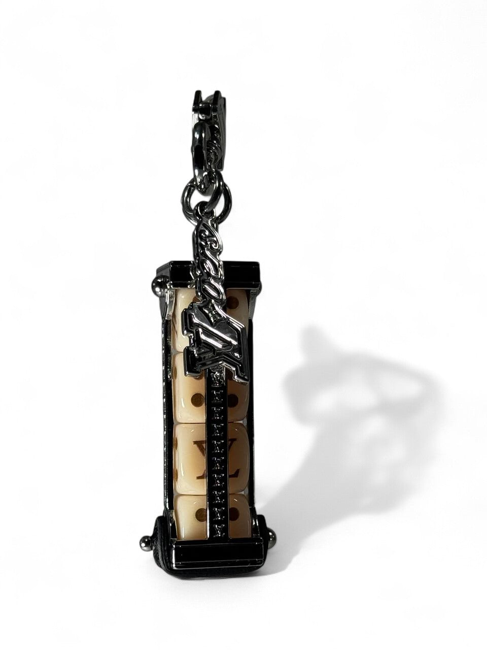 🎲 Louis Vuitton Dice Keychain – Luxury Monogram Collector’s Charm 🔑✨