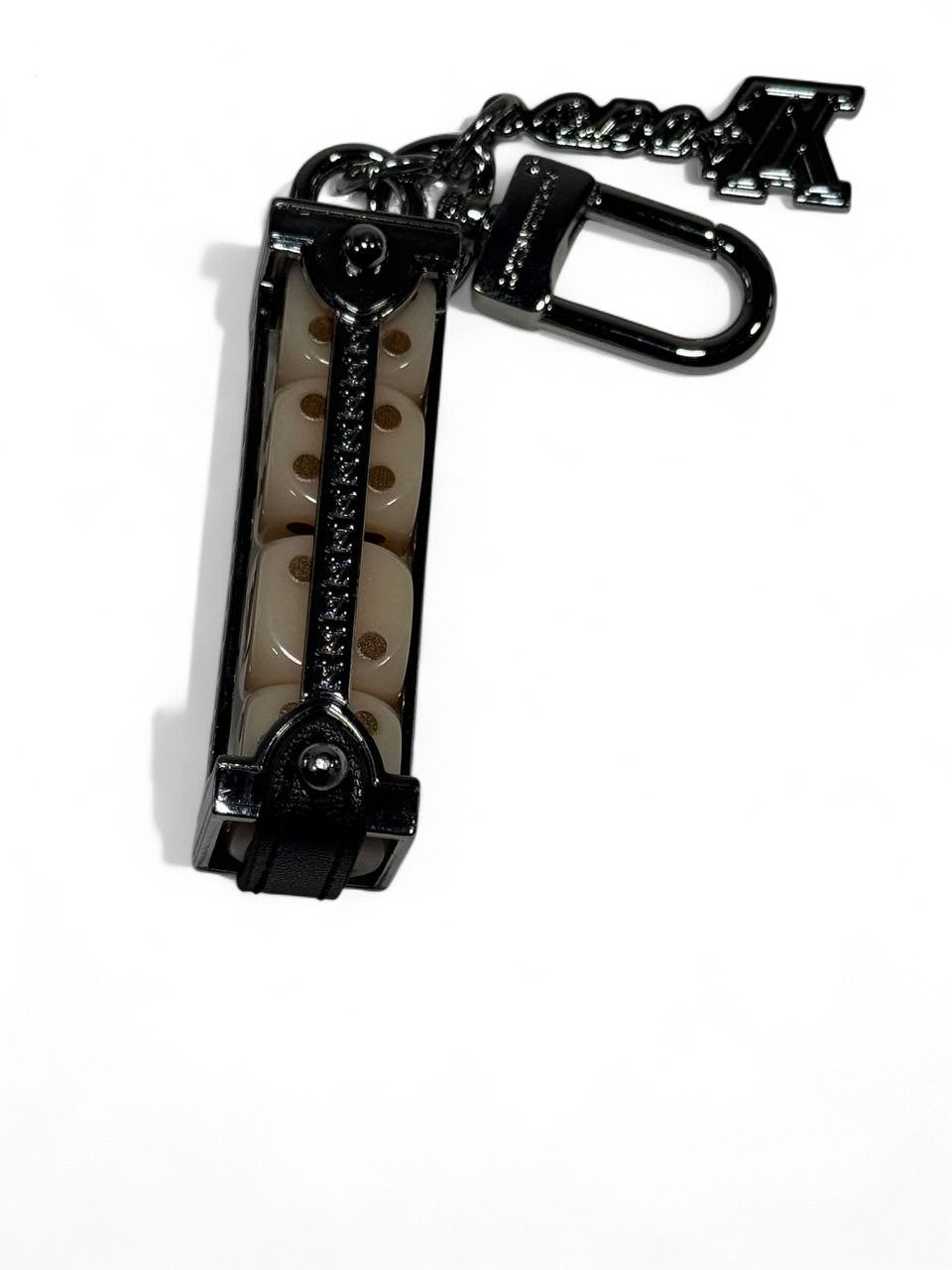 🎲 Louis Vuitton Dice Keychain – Luxury Monogram Collector’s Charm 🔑✨