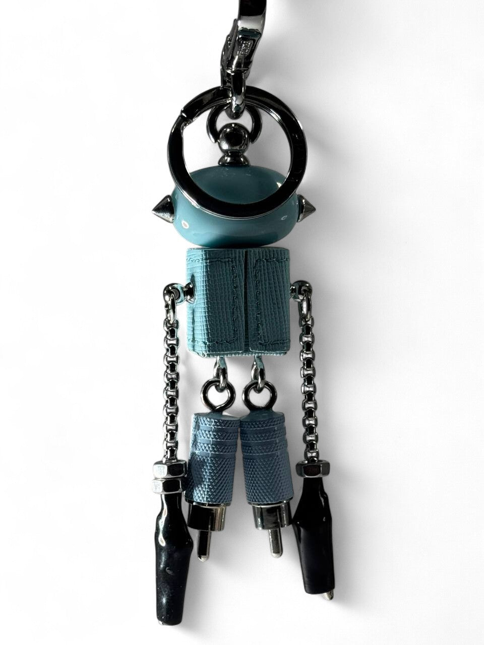 🤖 Prada Blue Robot Keychain – Limited Edition Futuristic Charm 🔑✨