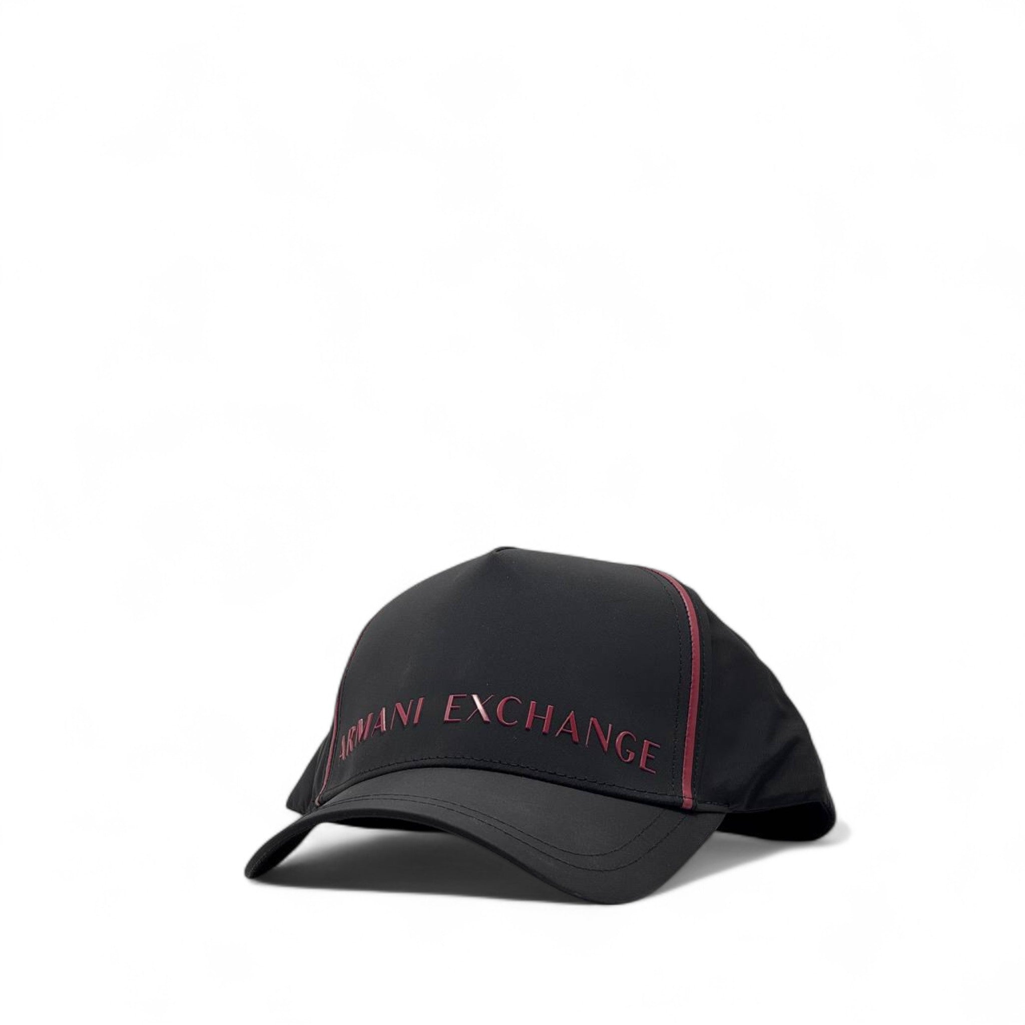 Armani Exchange Black Cap 🖤🔴 – Sleek & Stylish Minimalist Fit