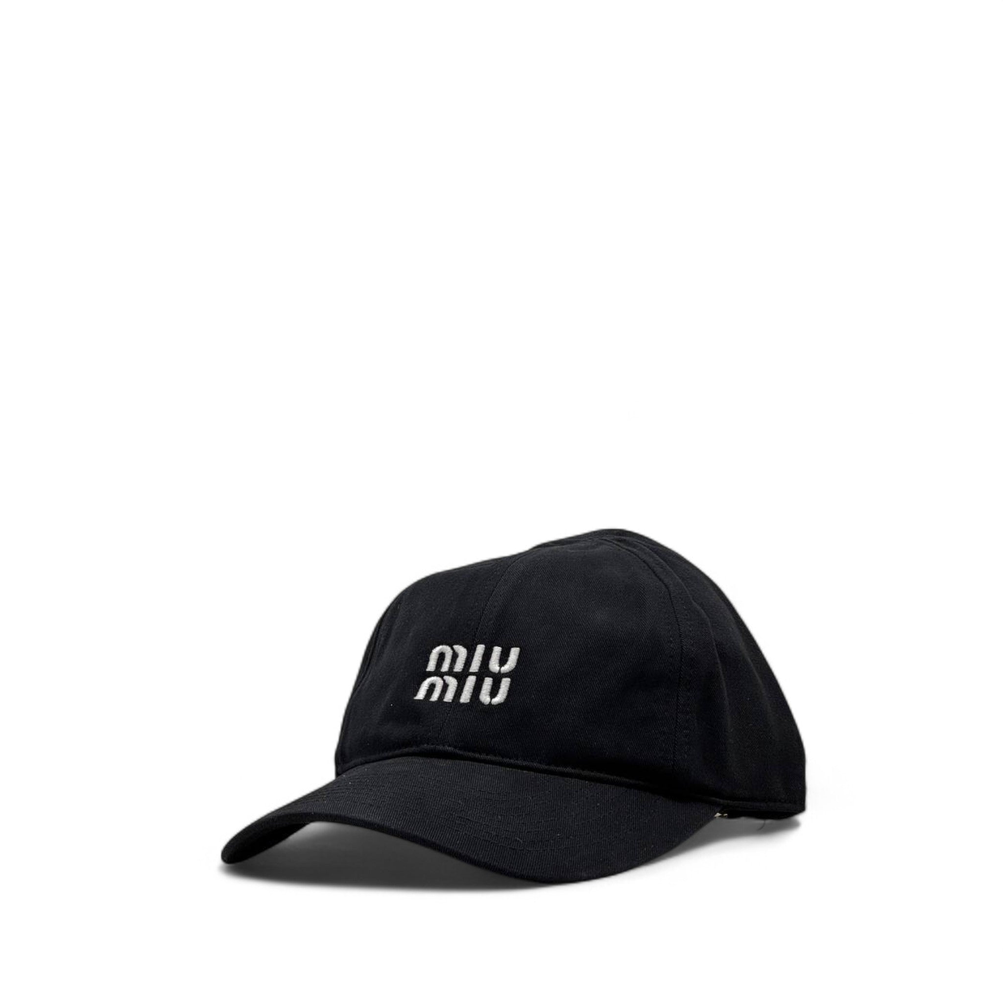 Miu Miu Black Logo Cap ⚫🤍 – Minimal Luxe Essential