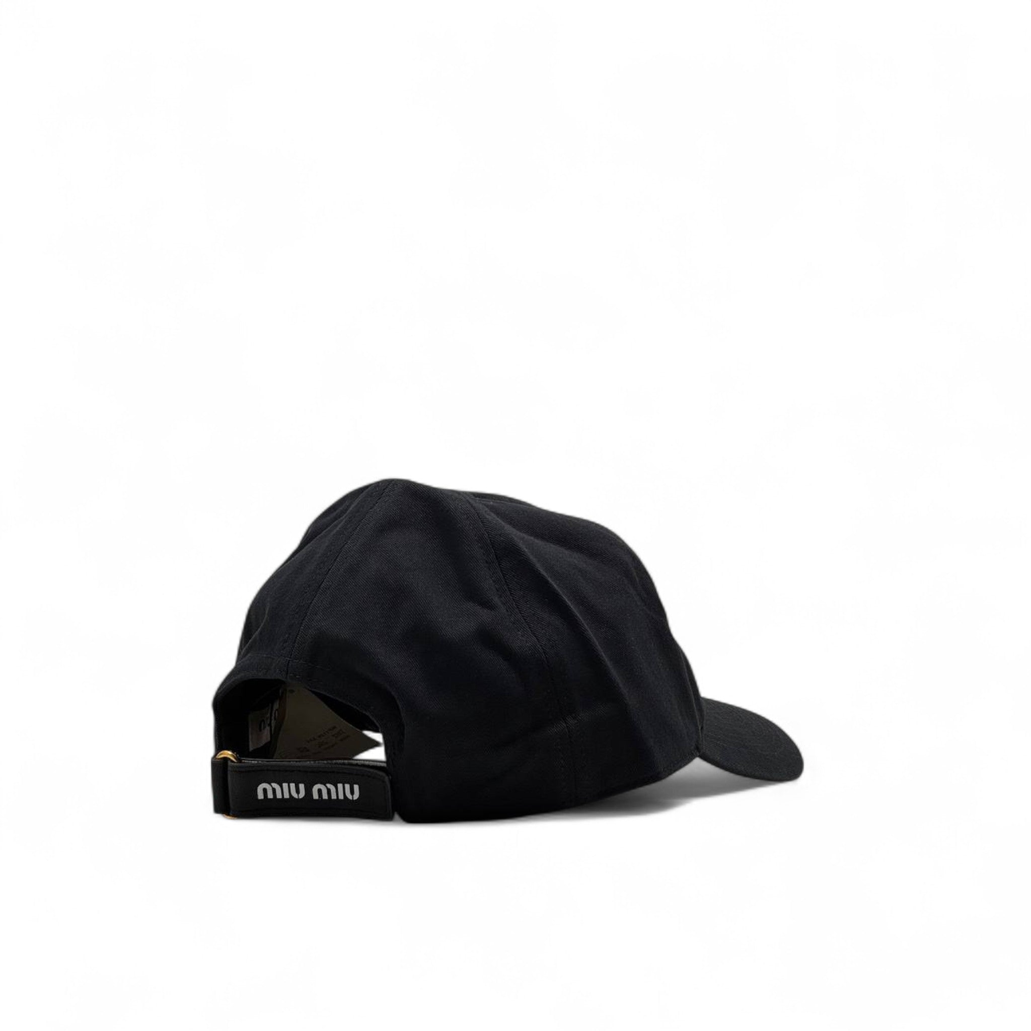 Miu Miu Black Logo Cap ⚫🤍 – Minimal Luxe Essential
