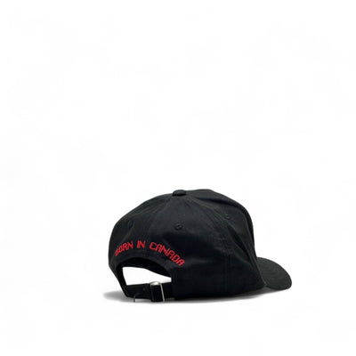 Dsquared2 Black Logo Cap – Bold Layers of Canadian Cool