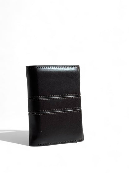 🤎 Tommy Hilfiger Dark Brown Leather Wallet – Signature Flag Logo 🇺🇸✨