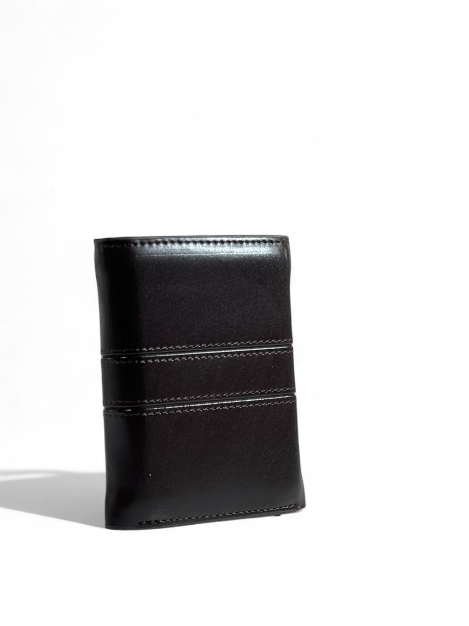 🤎 Tommy Hilfiger Dark Brown Leather Wallet – Signature Flag Logo 🇺🇸✨