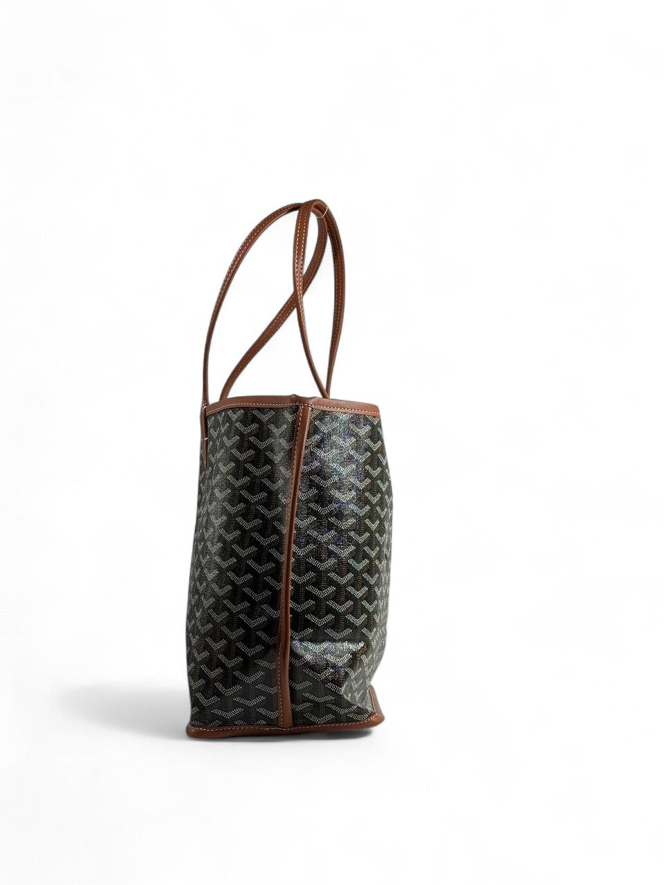 🖤 Goyard Saint Louis GM Tote Bag – Black & Brown Trim | Luxury Icon ✨