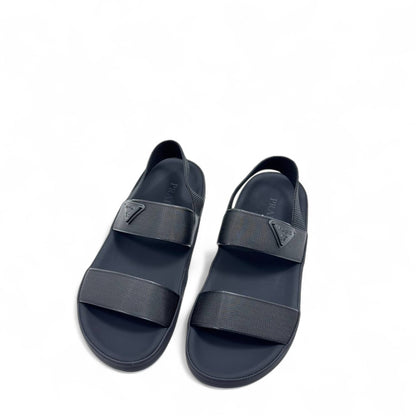 Prada Black Slingback Sandals 🖤 – Double-Strap Designer Elegance