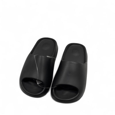 Adidas Black Adilette Slides ⚫ – Cloud Comfort with Minimalist Style