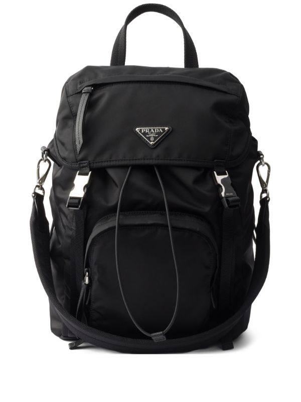 Prada Black Nylon Utility Backpack Premium Edition 🎒🖤✨