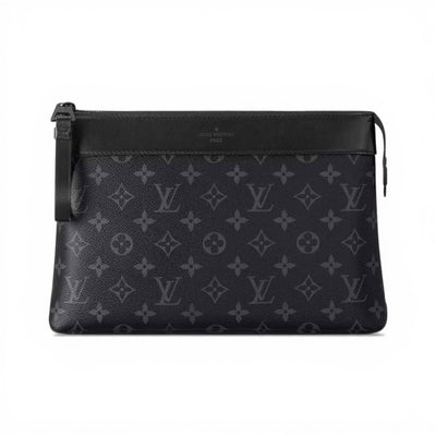 Louis Vuitton Black Monogram Wristlet Pouch Premium Edition 🖤👜✨