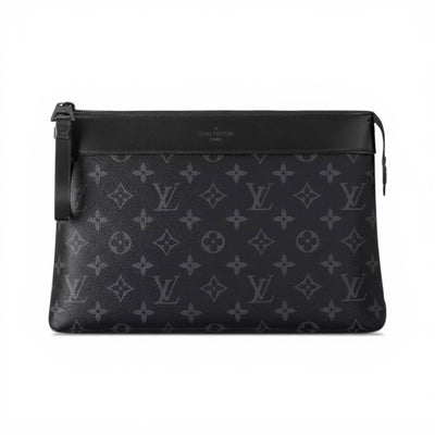 Louis Vuitton Black Monogram Wristlet Pouch Premium Edition 🖤👜✨