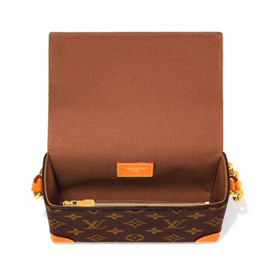 Louis Vuitton Monogram Lock Chain Crossbody Mini Bag ✨👜👑