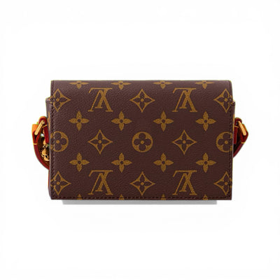 Louis Vuitton Monogram Lock Chain Crossbody Mini Bag ✨👜👑
