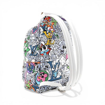 Louis Vuitton Graffiti Cartoon Backpack 🎒🌈✨
