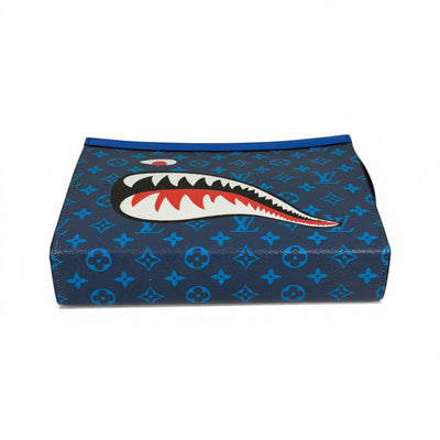 Louis Vuitton Shark Monster Blue Zip Pouch 💙🦈✨